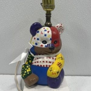 Vintage Teddy Bear Nursery Lamp Home Kids Decoration Lighting Children